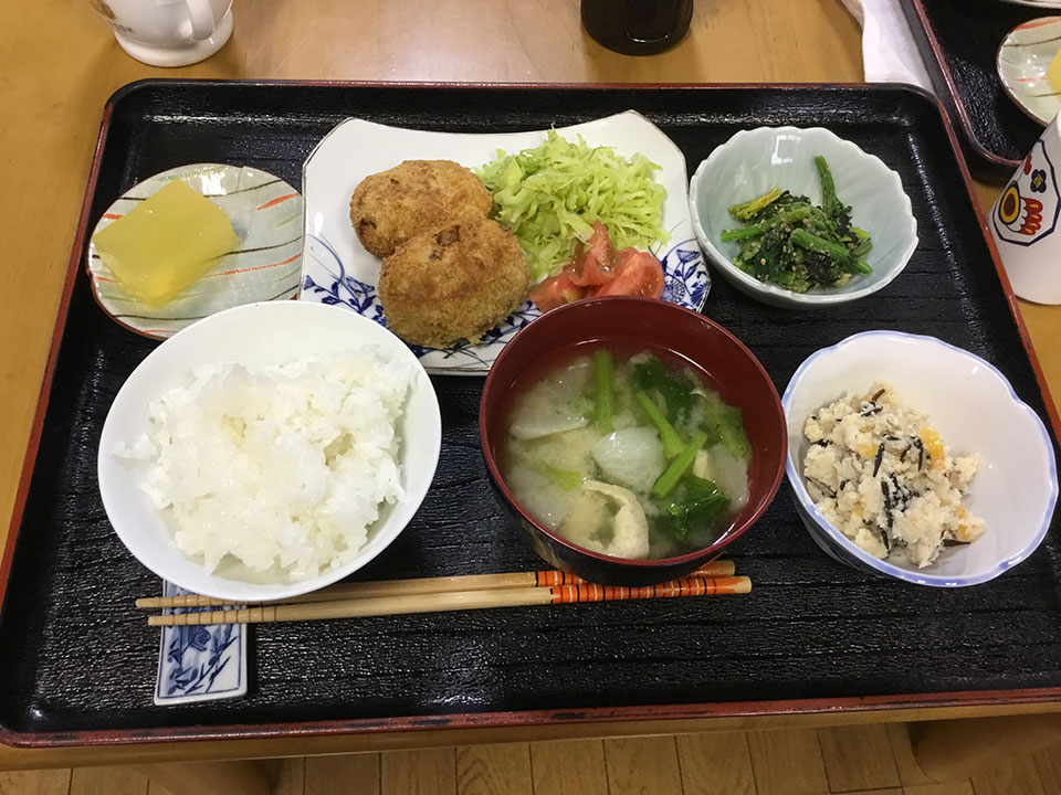 栄養バランスのとれた手作りのお食事